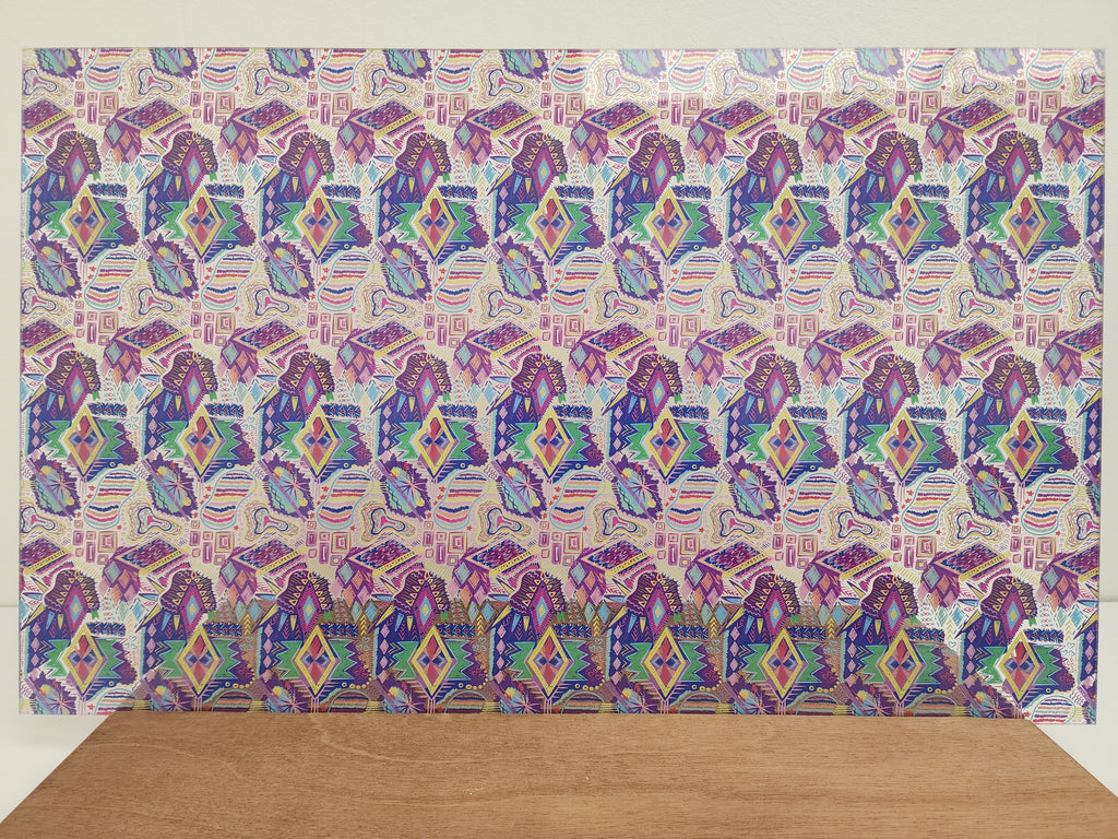 PatternPly® Scattered Colorful Doodles sheet showing the pattern