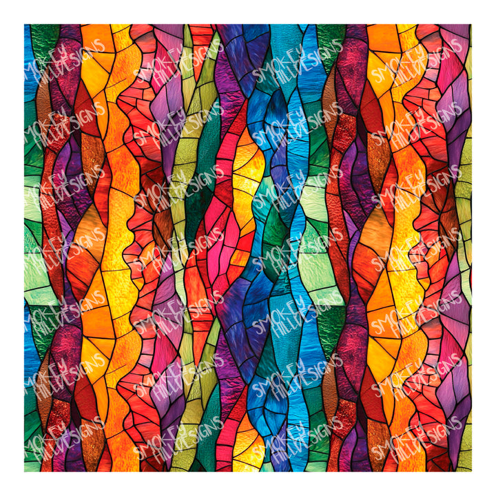 PatternPly® Full Coverage Colorful Foothills VERTICAL