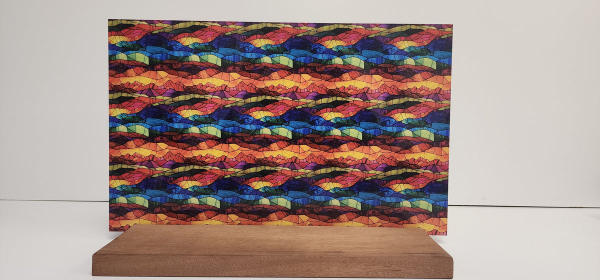 PatternPly® Full Coverage Colorful Foothills Stained Glass product photo 3
