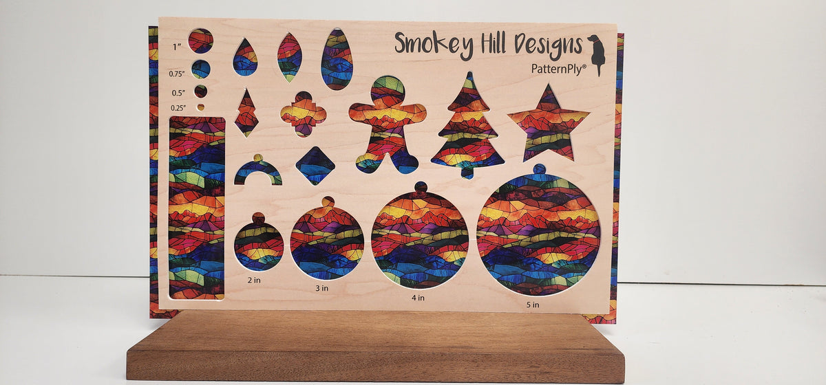 PatternPly® Full Coverage Colorful Foothills Stained Glass product photo 2