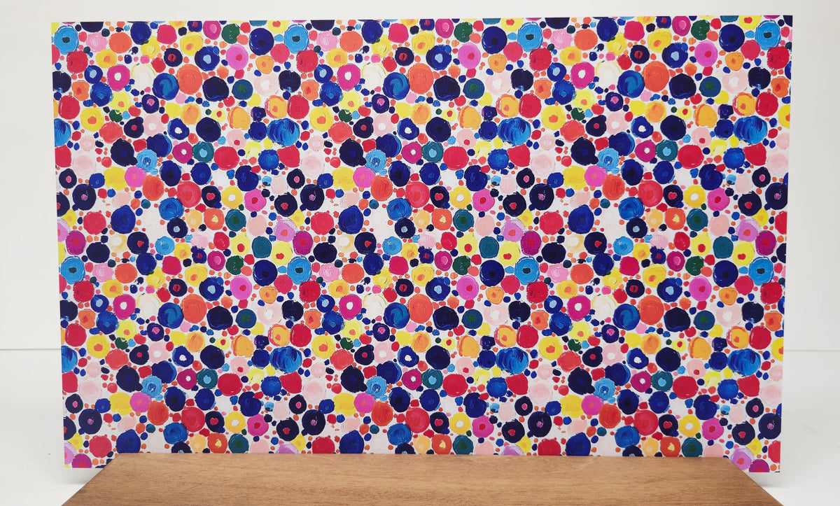 PatternPly® Full Coverage Colorful Paint Dots LARGE product photo 3