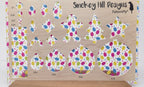 PatternPly® Scattered Colorful Pickleball LARGE product photo 3