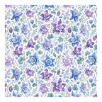 PatternPly® Scattered Columbine Flowers sheet showing the pattern