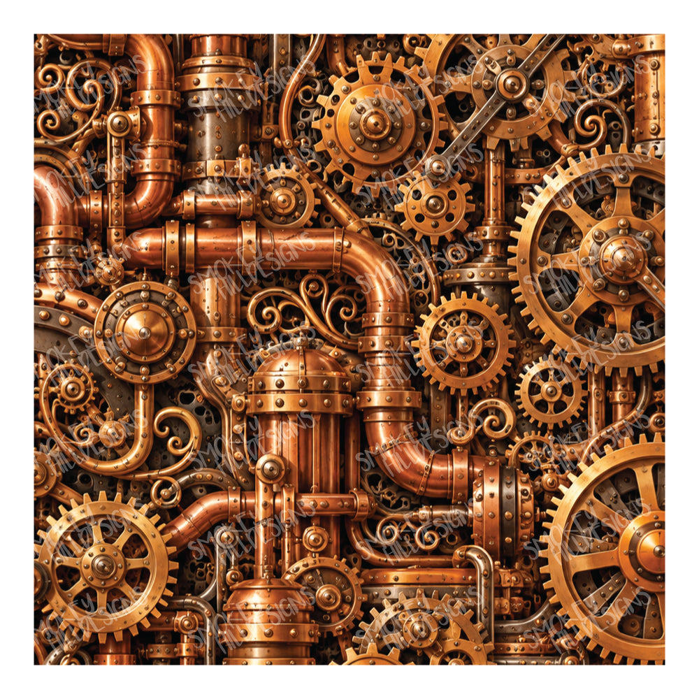 PatternPly® Transparent Copper Works sheet showing the pattern