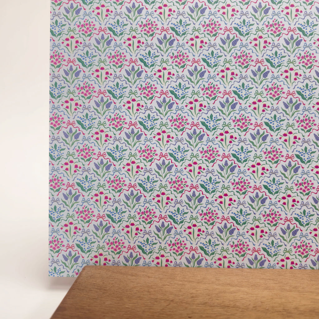 PatternPly® Full Coverage Coquette Bows sheet showing the pattern