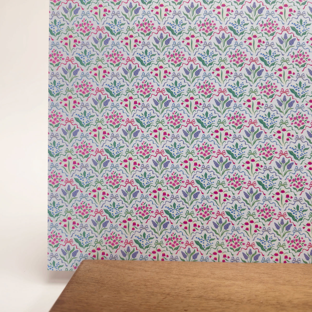 PatternPly® Full Coverage Coquette Bows sheet showing the pattern