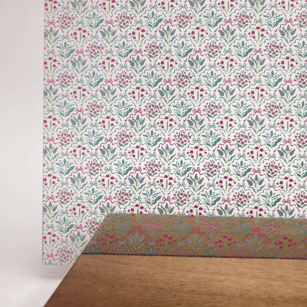PatternPly® Scattered Coquette Bows sheet showing the pattern