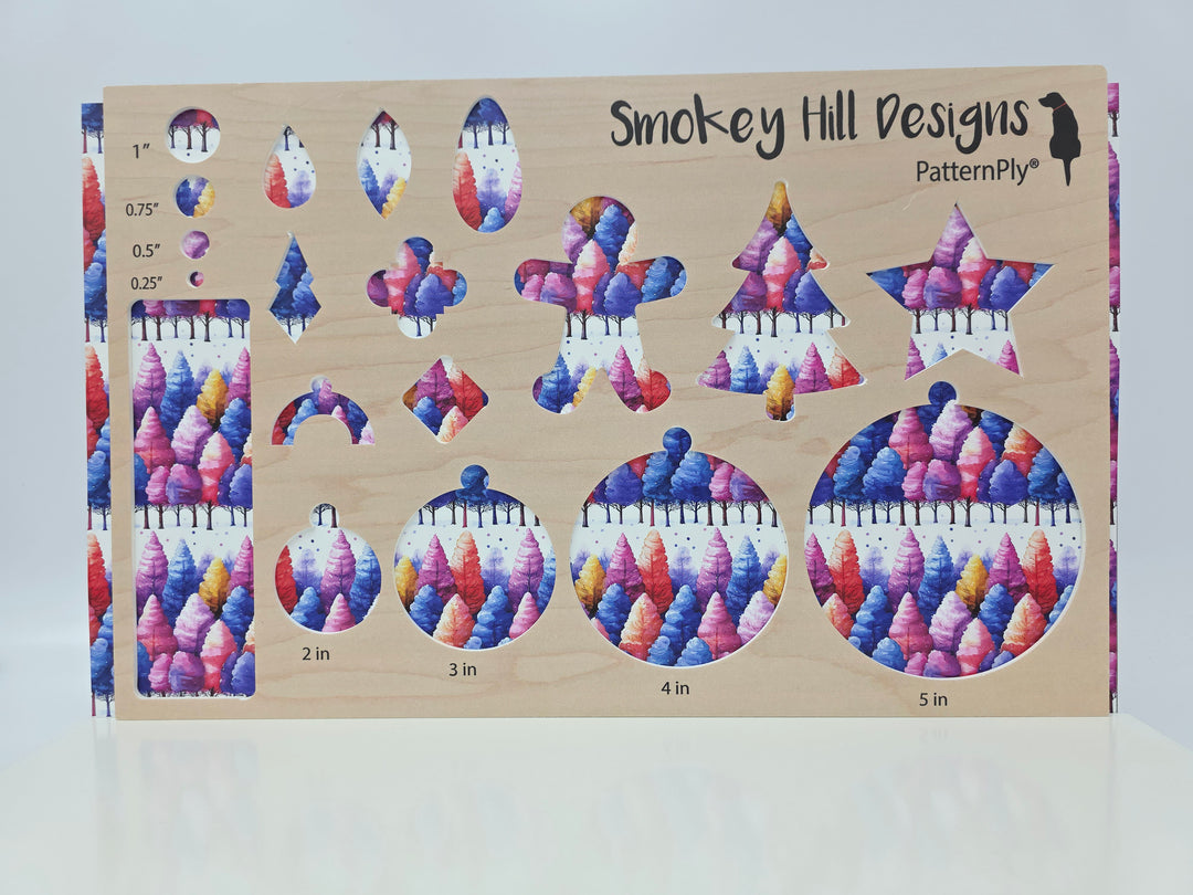 PatternPly® Full Coverage Cotton Candy Forest