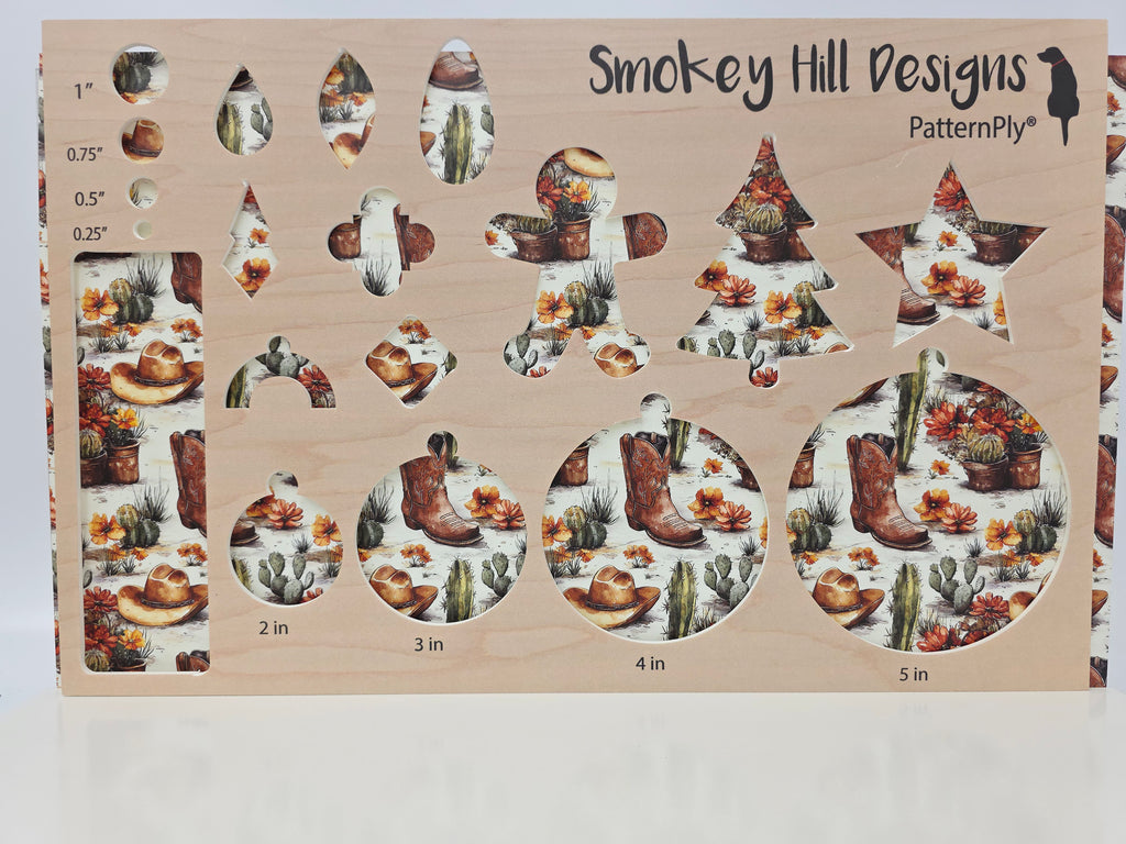 PatternPly® Full Coverage Cowboy Boots Hats and Cacti product photo 3