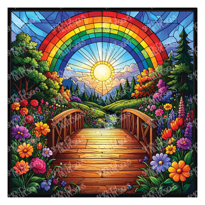PatternPly® Transparent Crossing the Rainbow Bridge