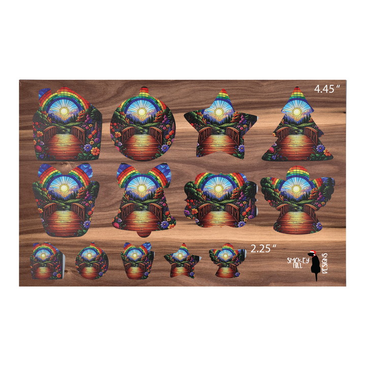 PatternPly® Full Coverage Crossing the Rainbow Bridge 2 sizes