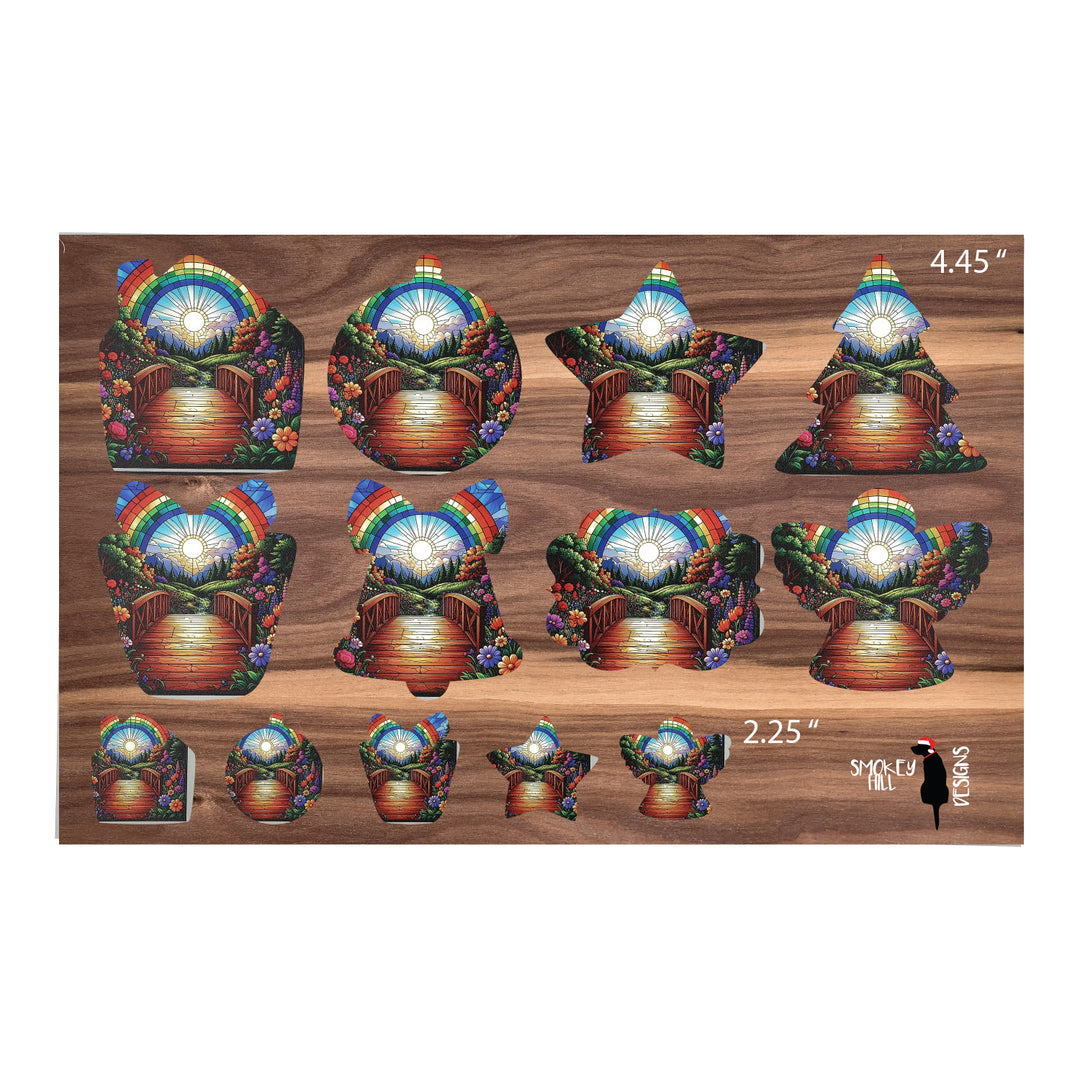 PatternPly® Transparent Crossing The Rainbow 2 sizes