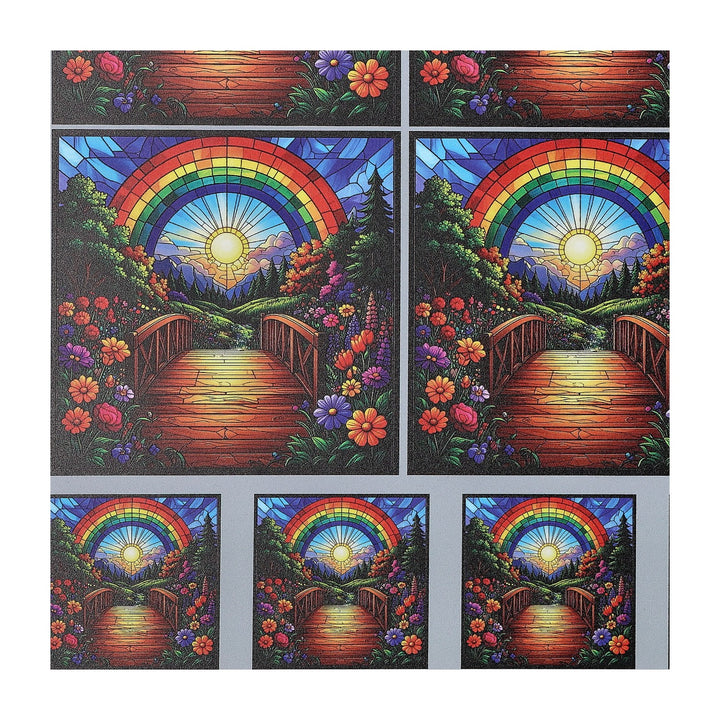 PatternPly® Full Coverage Crossing the Rainbow Bridge 2 sizes