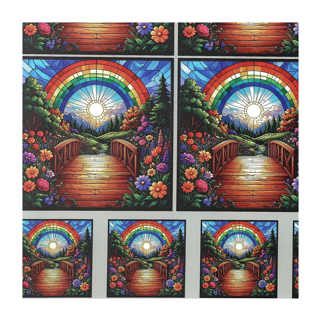 PatternPly® Transparent Crossing The Rainbow 2 sizes