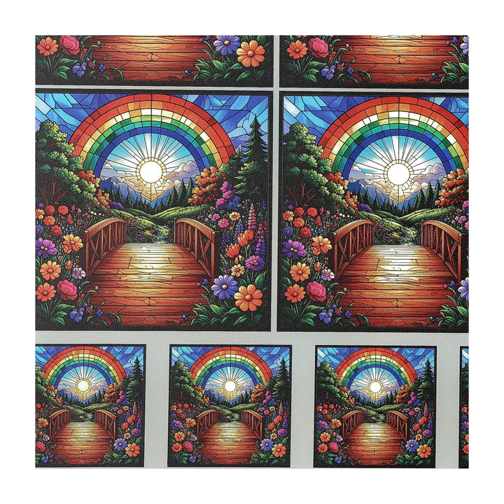 PatternPly® Transparent Crossing The Rainbow 2 sizes