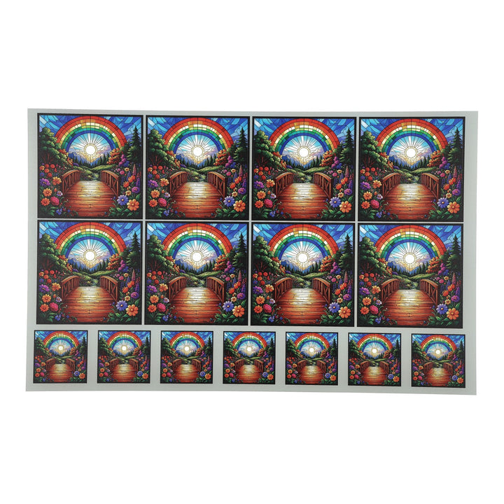 PatternPly® Transparent Crossing The Rainbow 2 sizes