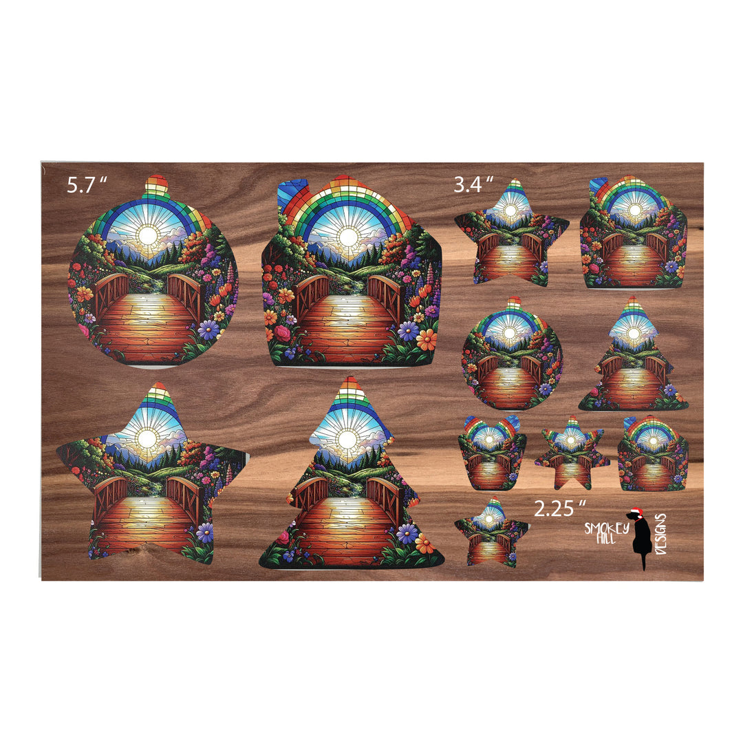 PatternPly® Transparent Crossing The Rainbow 3 sizes