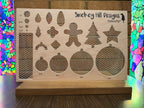 PatternPly® Scattered South Carolina Mini Palmettos WHITE product photo 2