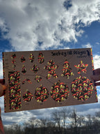PatternPly® Transparent Stained Glass Mushrooms product photo 2
