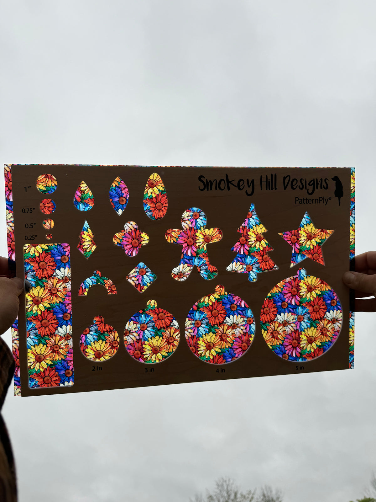PatternPly® Transparent Stained Glass Gerber Daisies product photo 2