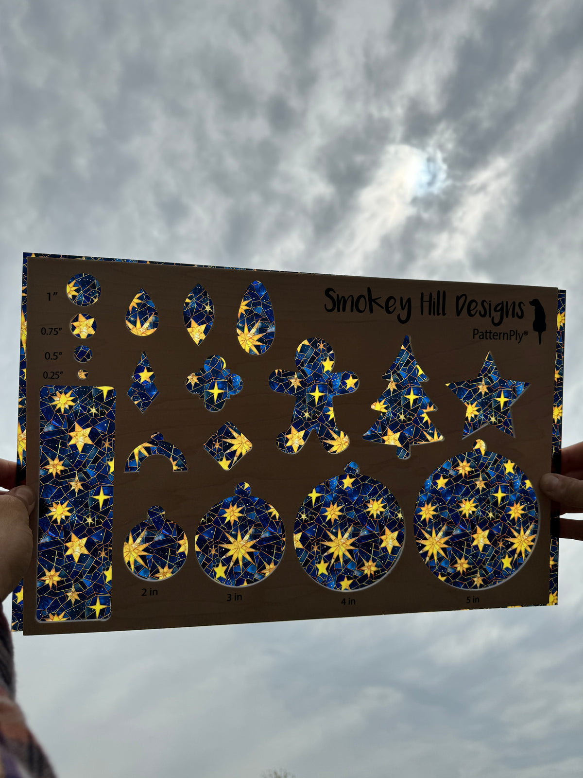 PatternPly® Transparent Stained Glass Starbursts product photo 2