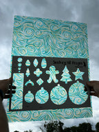 PatternPly® 19x24" Transparent Beachy Swirls XL Scale product photo 2