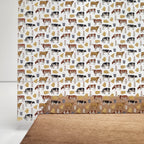 PatternPly® Scattered Dairy Farm sheet showing the pattern
