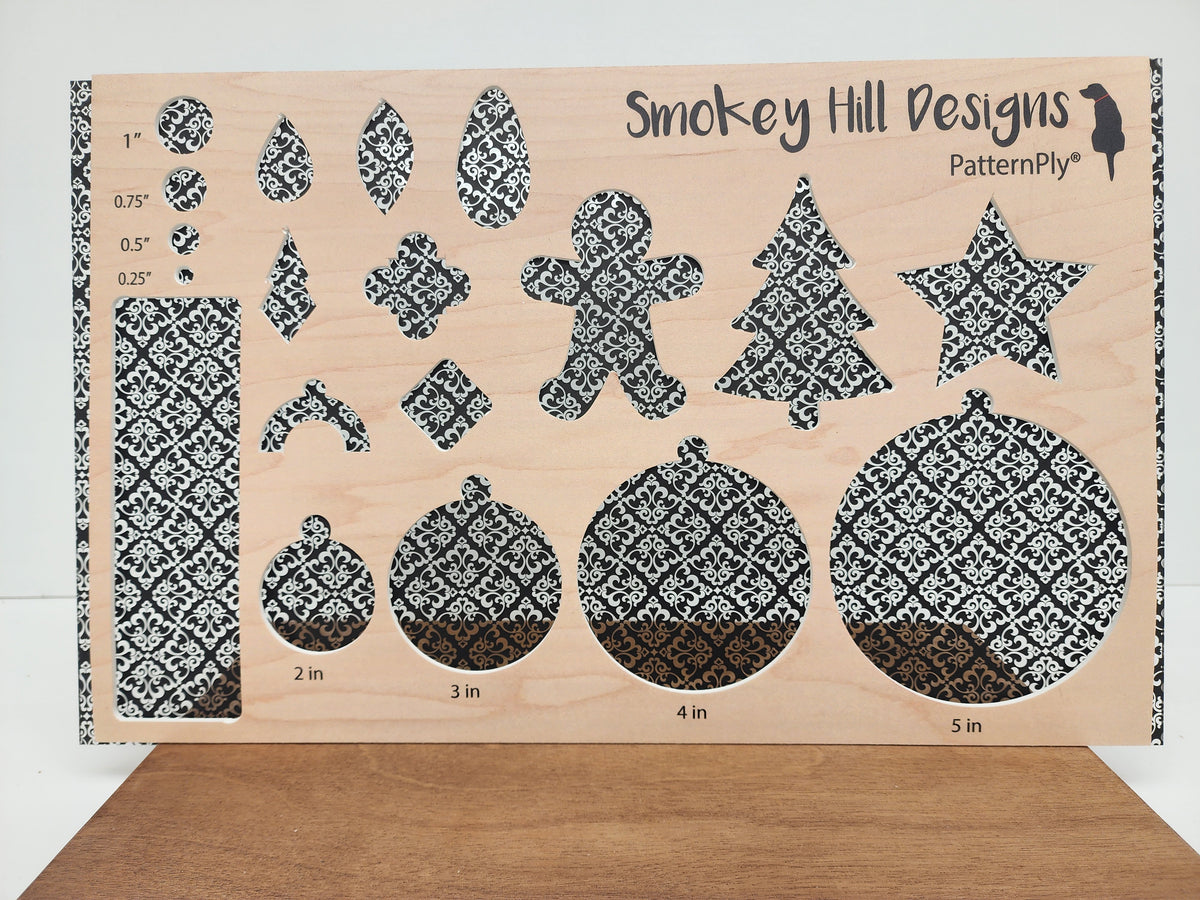PatternPly® Scattered Damask BLACK product photo 2
