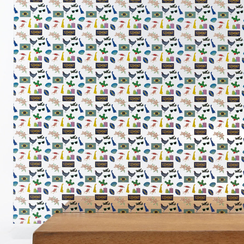 PatternPly® Scattered Delaware Icons sheet showing the pattern