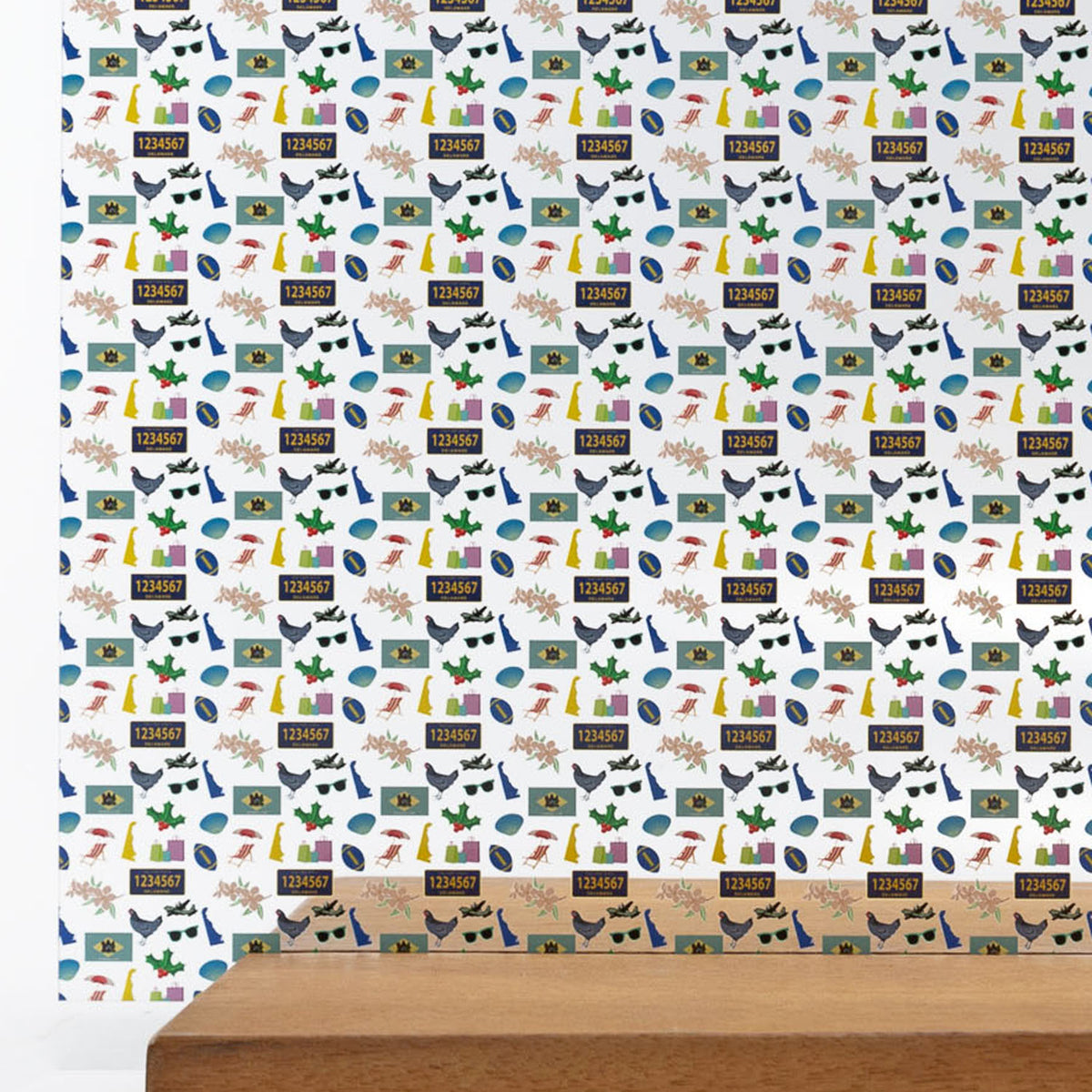 PatternPly® Scattered Delaware Icons sheet showing the pattern