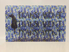 PatternPly® Transparent Dense Blue Bonnets sheet showing the pattern