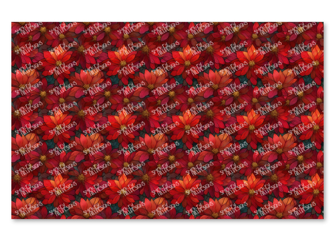 PatternPly® Full Coverage Dense Poinsettias