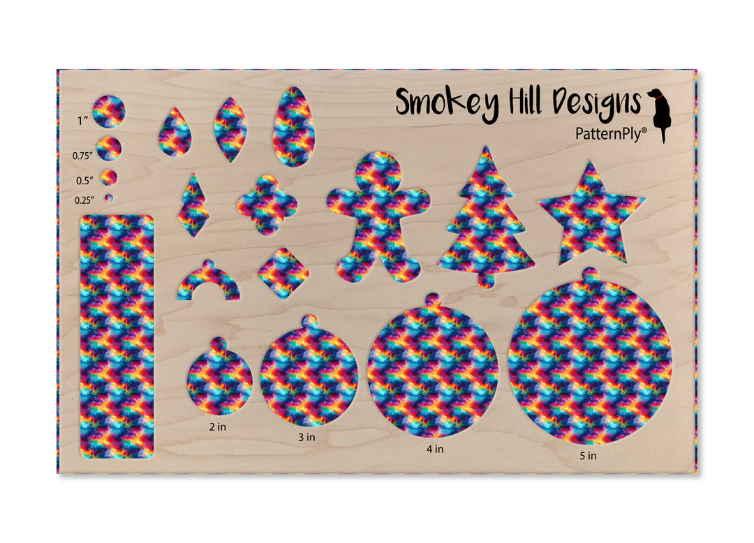 PatternPly® Full Coverage Dense Rainbow Storm Micro