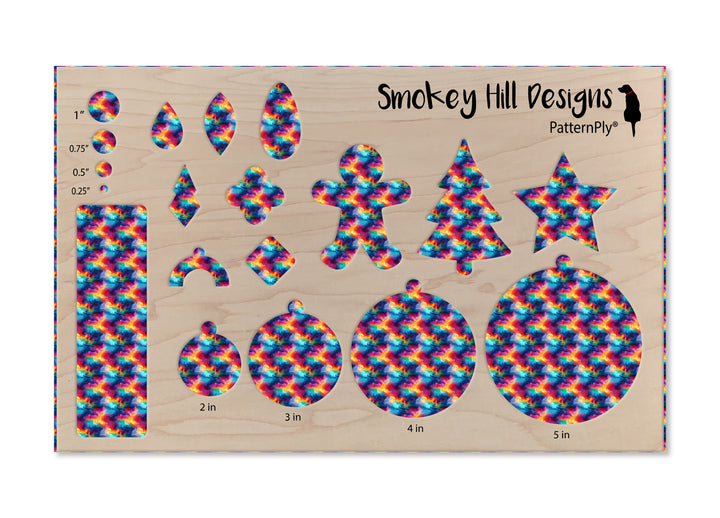 PatternPly® Full Coverage Dense Rainbow Storm Micro