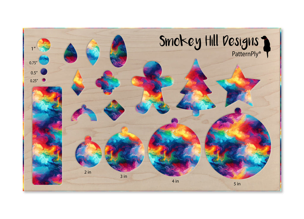 PatternPly® Transparent Dense Rainbow Storm product photo 3