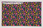PatternPly® Transparent Dia de Los Muertos Floral sheet showing the pattern