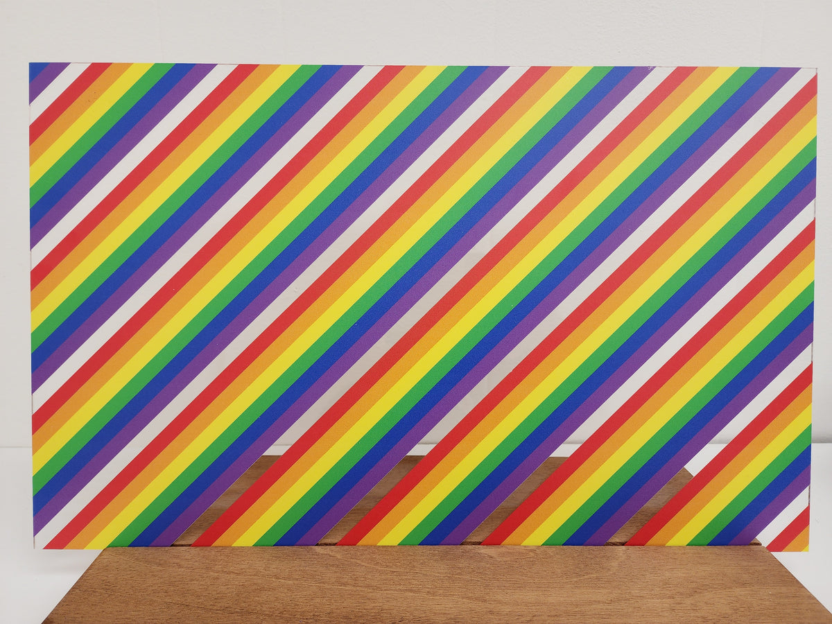 PatternPly® Scattered Diagonal Rainbow Stripes LARGE product photo 3