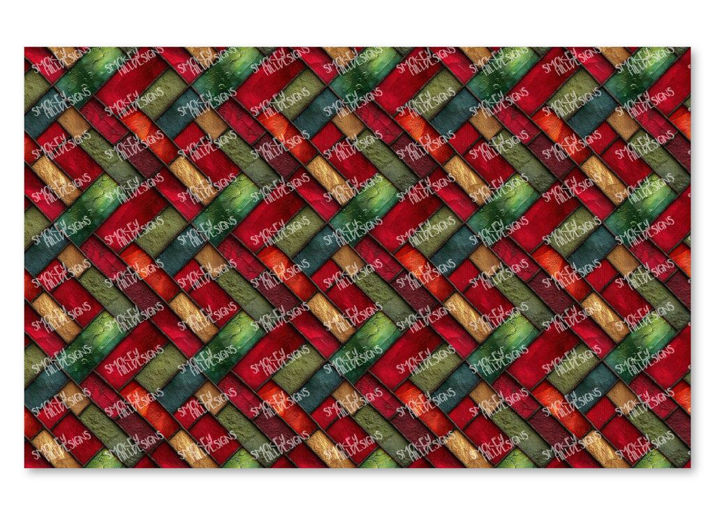 PatternPly® Transparent Diagonal Stained Glass product photo 4
