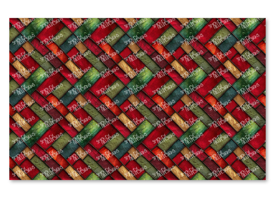 PatternPly® Full Coverage Diagonal Stained Glass
