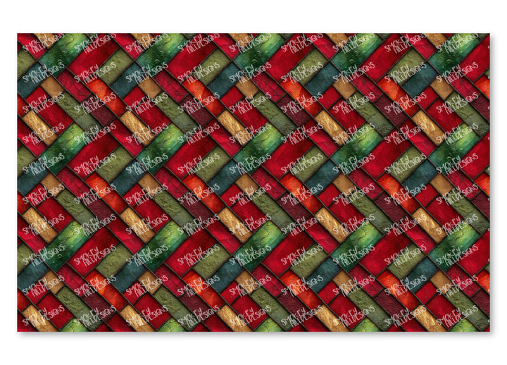 PatternPly® Full Coverage Diagonal Stained Glass