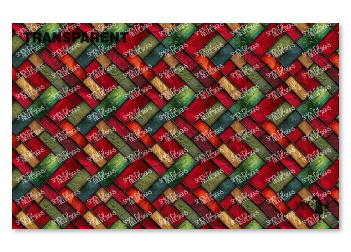 PatternPly® Transparent Diagonal Stained Glass