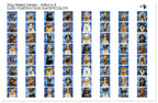 Dog Breed Series Volume 5 Dog Portraits in Watercolor teeny sampler sheet of dog portrait squares