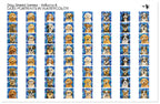 PatternPly® Full Coverage Dog Breed Series Volume 6 Dog Portraits in Watercolor Teeny Sampler: sampler sheet of small…