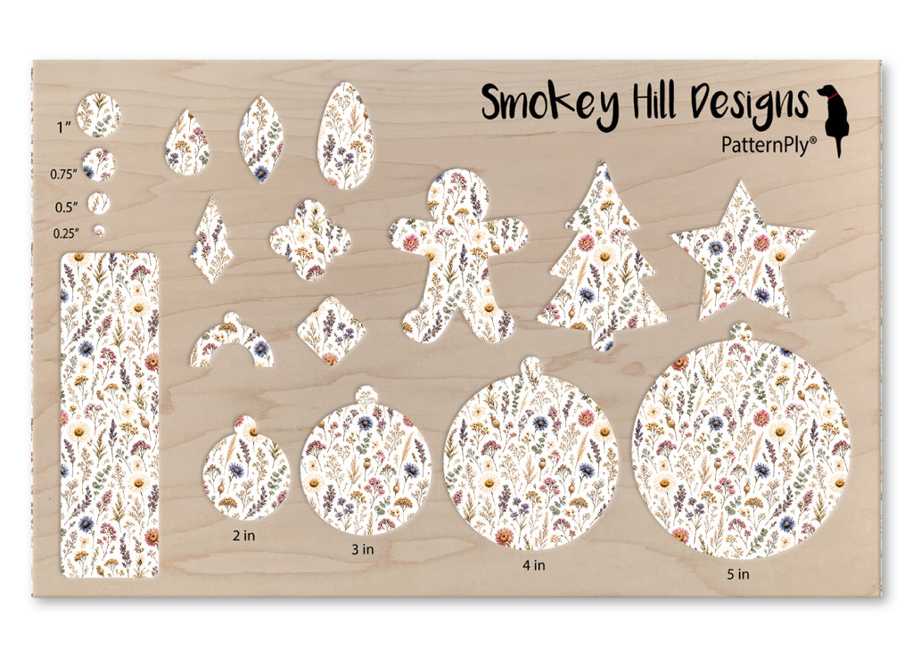 PatternPly® Scattered Dried Pressed Flowers product photo 3