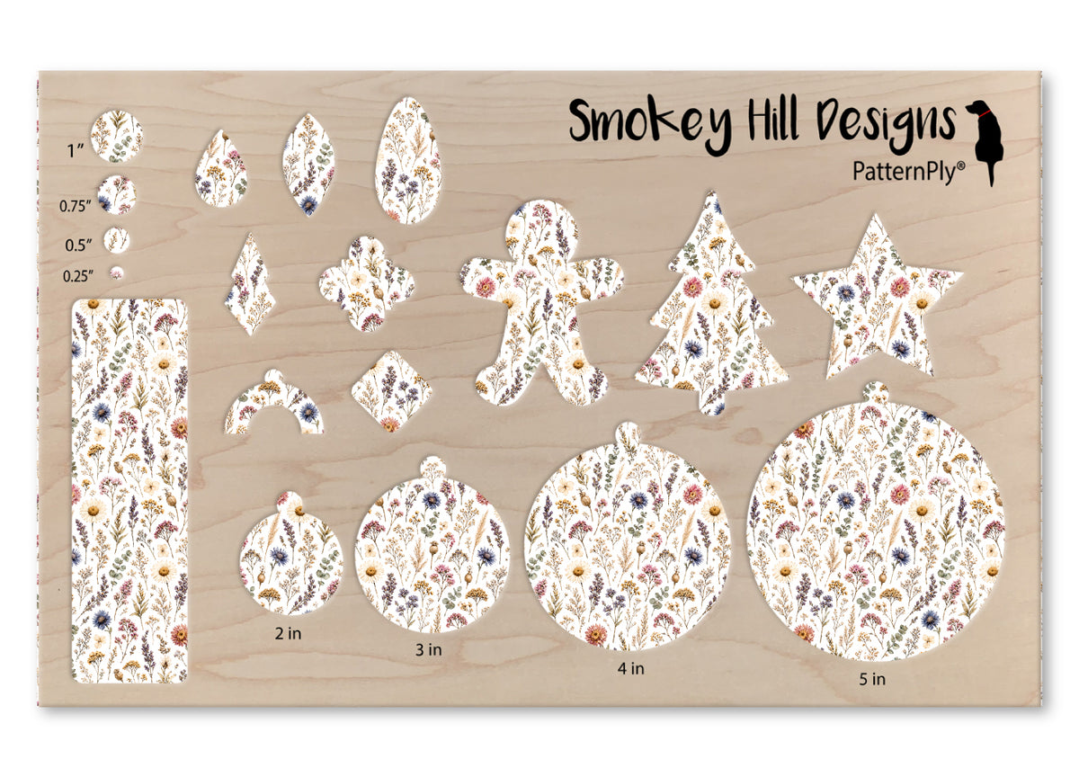 PatternPly® Scattered Dried Pressed Flowers product photo 3