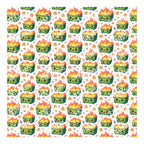 PatternPly® Scattered Dumpster Fire sheet showing the pattern