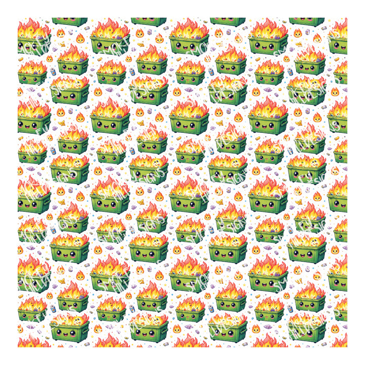 PatternPly® Scattered Dumpster Fire