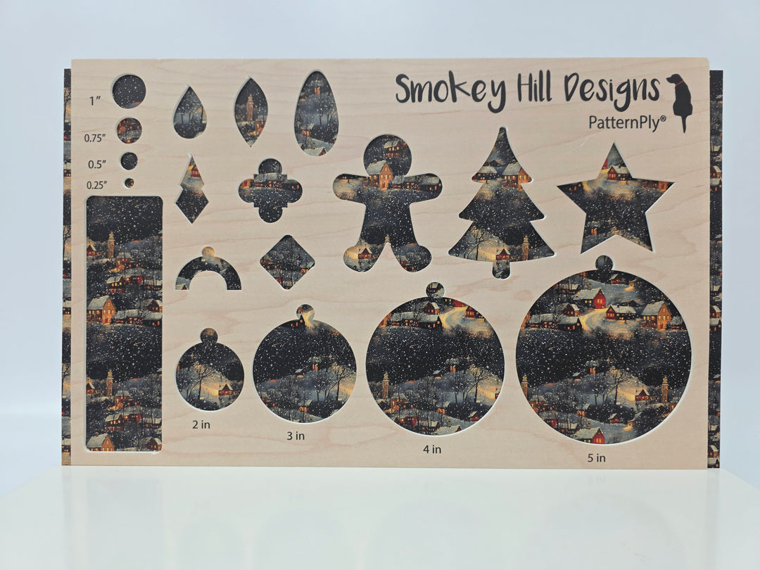 PatternPly® Full Coverage Dusk Winter Village