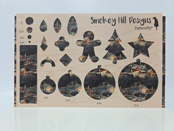 PatternPly® Full Coverage Dusk Winter Village