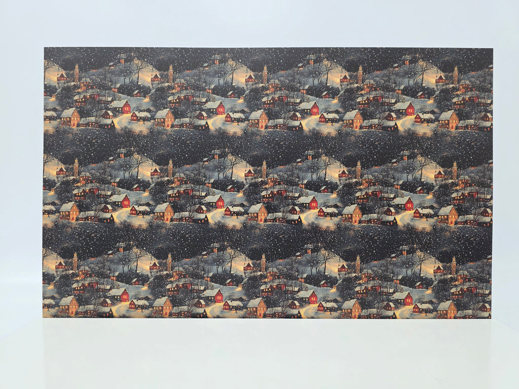 PatternPly® Full Coverage Dusk Winter Village product photo 2